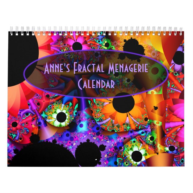 Calendário da mistura variada do Fractal de Anne (Capa)