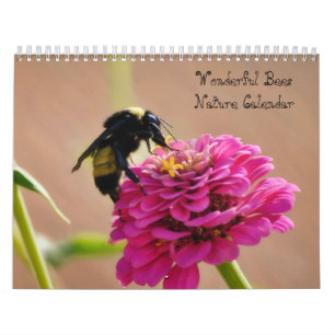 Calendário da Natureza das Abelhas Maravilhosas