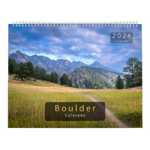 Calendário da Natureza de Boulder Colorado 2026
