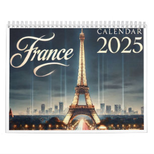 Calendário da Noite Romântica em Paris - 2025