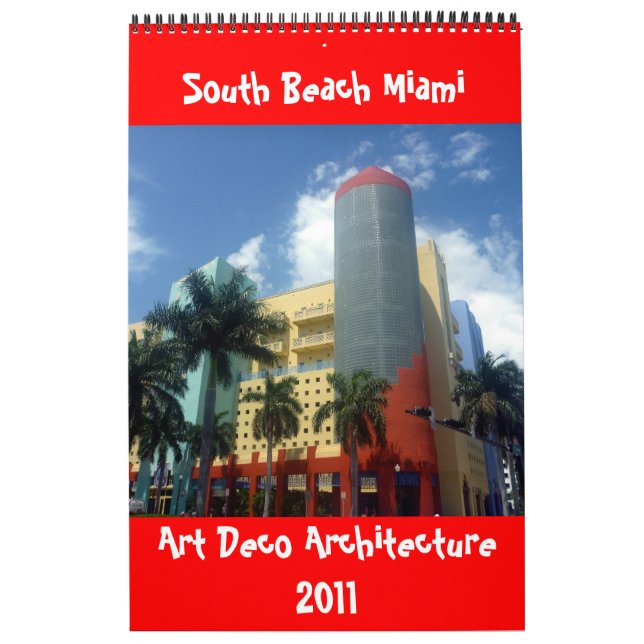 calendário da página de miami 2011 do art deco (Capa)