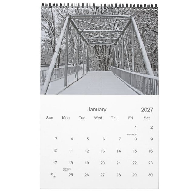 Calendário da página do vale um de Saucon (Jan 2027)