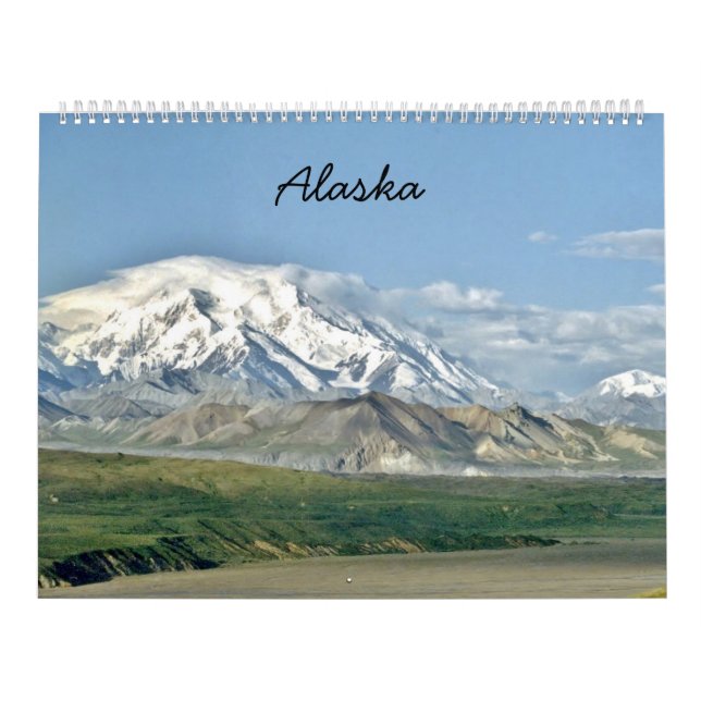 Calendário da paisagem do Alasca (Capa)