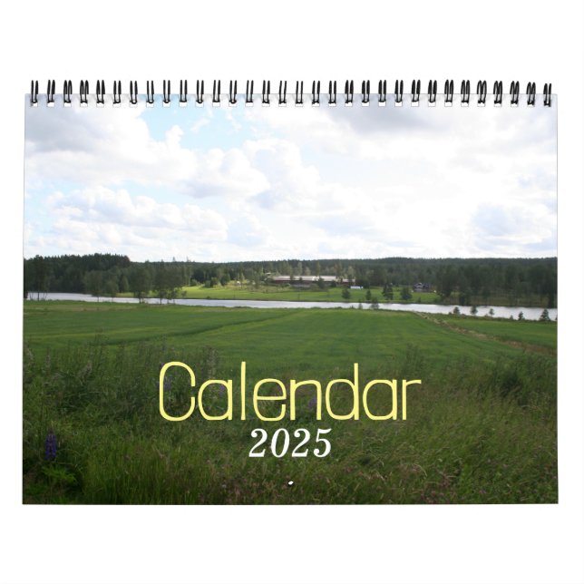 Calendário da Paisagem Sueca 2025 (Capa)