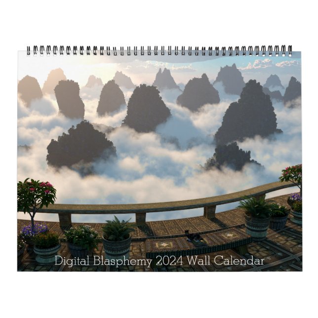 Calendário da Parede 2024 da Blasfêmia Digital (Capa)