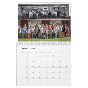 Calendário da Parede da Família Hasbrouck 2025