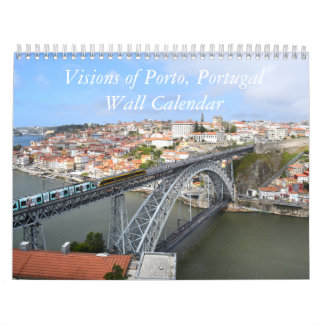 Calendário da Parede do Porto Portugal
