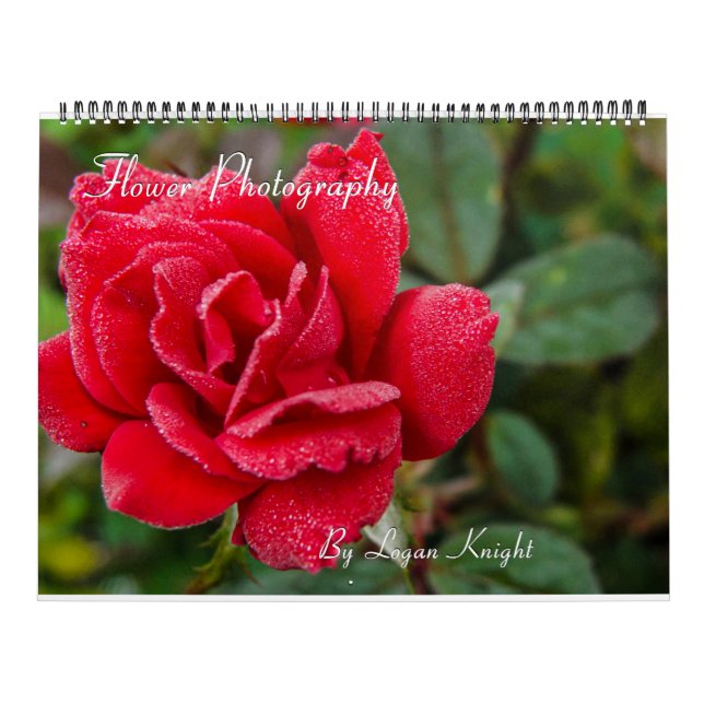 Calendário da Parede Fotográfica da Flor (Capa)