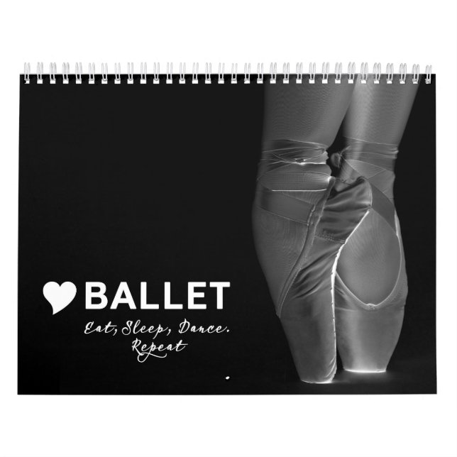 Calendário da Parede Fotográfica do Balé de Amor (Capa)