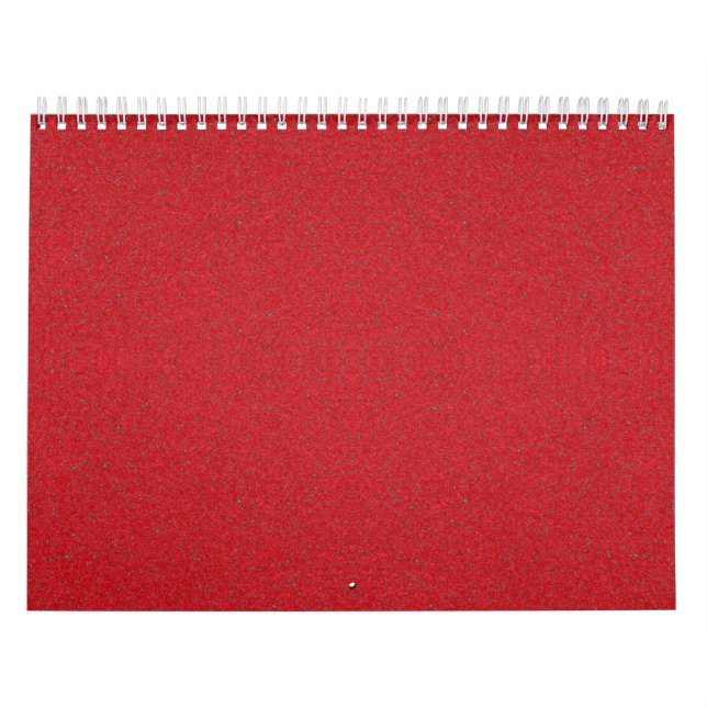 Calendário da Parede Vermelha do Tomate Espetado - (Capa)