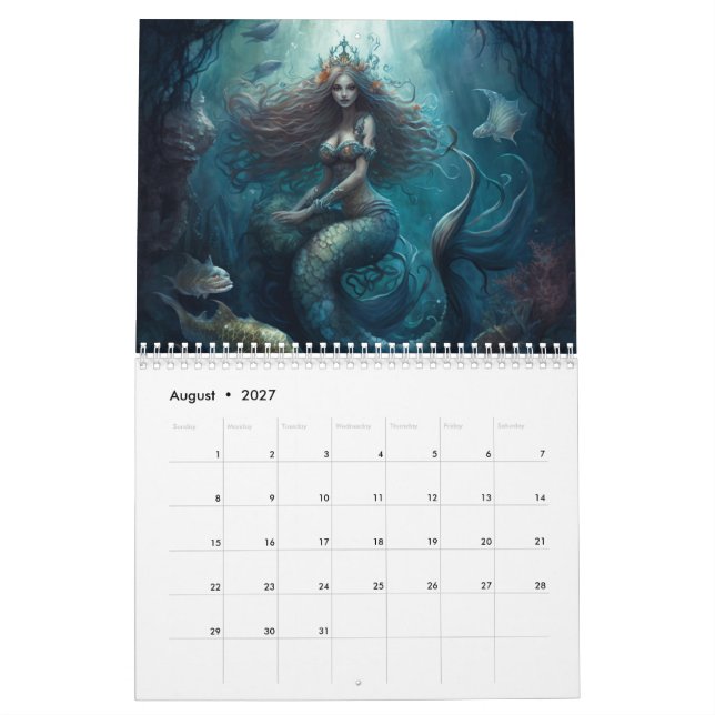 Calendário da Sereia (Ago 2027)