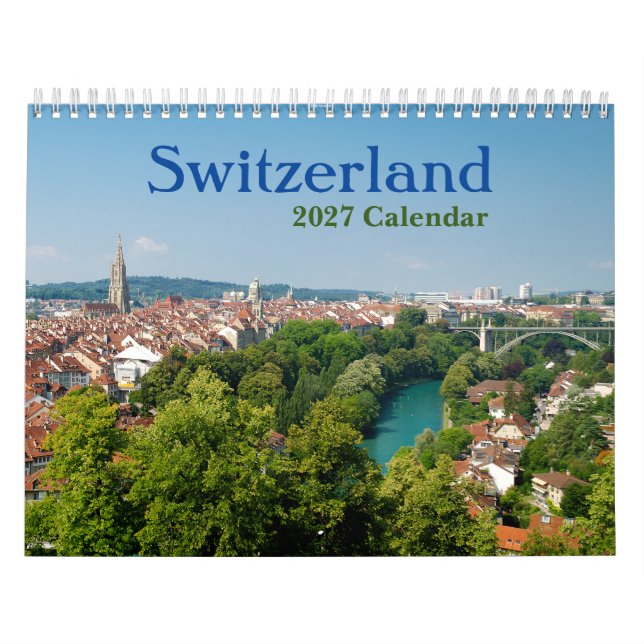 Calendário da Suíça 2027 (Capa)