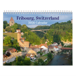 Calendário da Suiça de Friburgo 2026