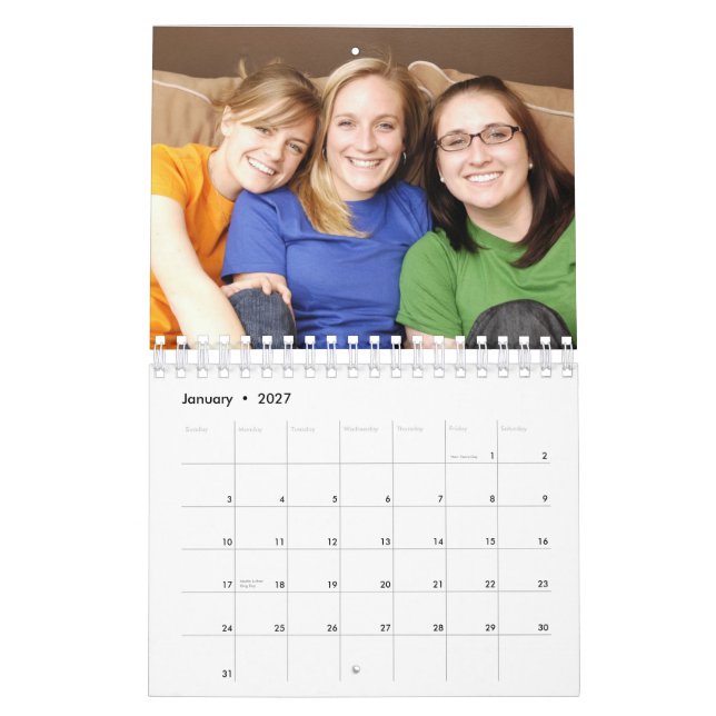 Calendário da Universidade Estadual de Sonniton -  (Jan 2027)