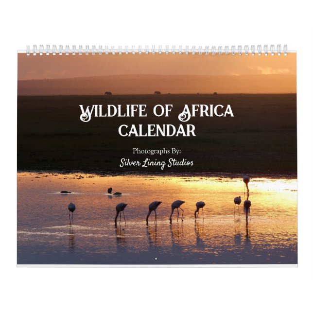 Calendário da Vida Selvagem da África (Capa)