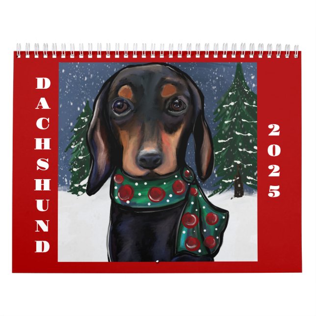Calendário Dachshund  (Capa)