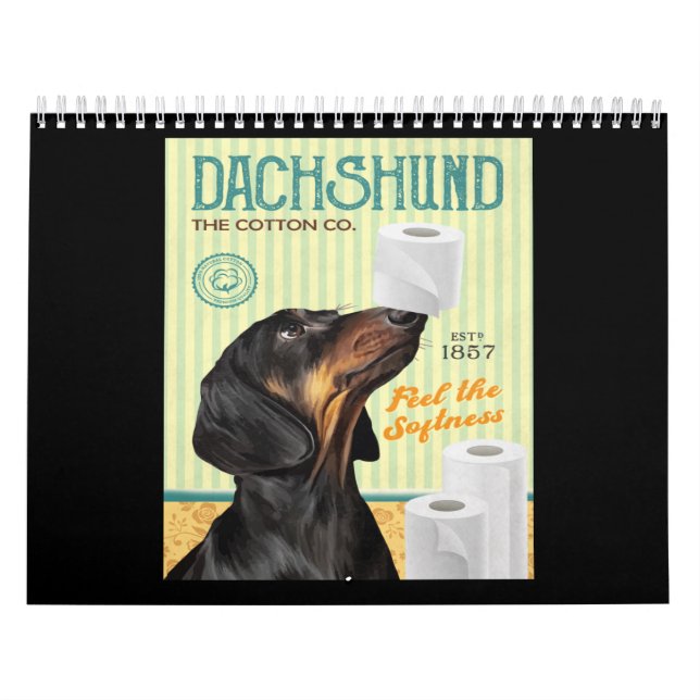 Calendário Dachshund Dog (Capa)