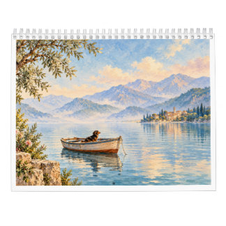Calendário Dackelkalender 2027 Mediterrane Träume