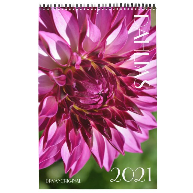 CALENDÁRIO DAHLIA 2021 - CALENDÁRIO DRYANORIGINAL (Capa)