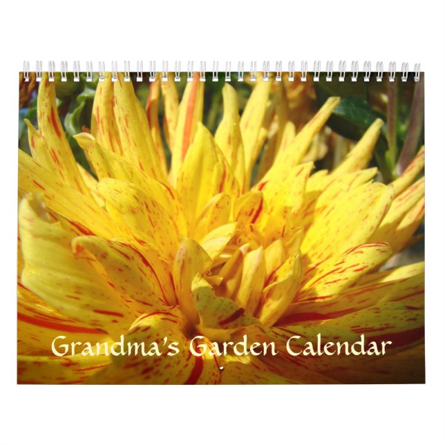CALENDÁRIO DAHLIAS FLORES Jardim da Vovó (Capa)