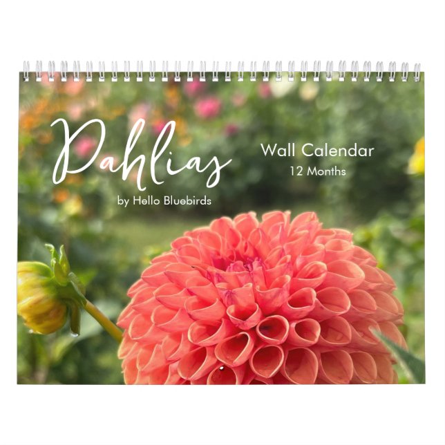 Calendário Dahlias Inspirational Photo Calendar (Capa)
