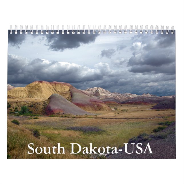 Calendário Dakota do Sul - EUA (Capa)