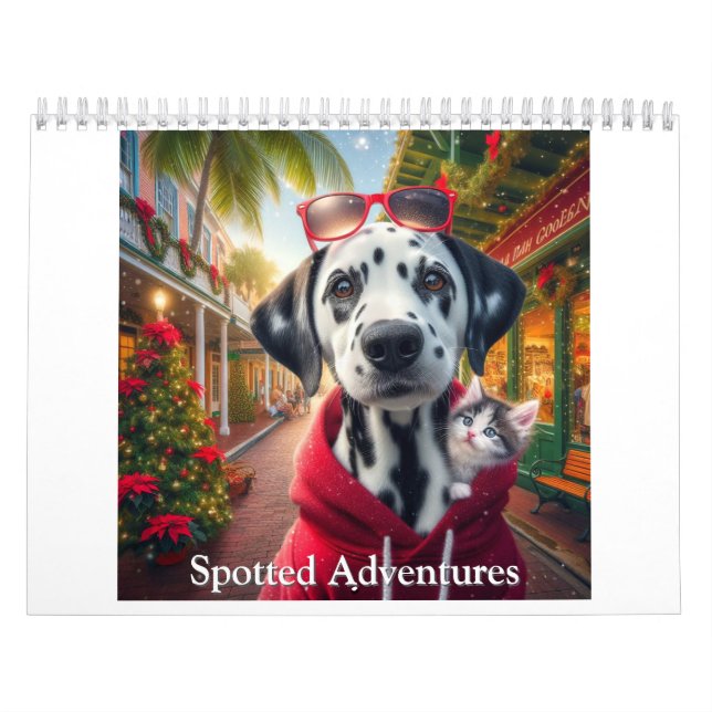 Calendário Dalmatian Spotted Adventures (Capa)