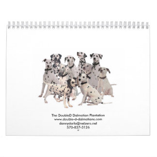 Calendário Dalmatians Dobro 2010 do d