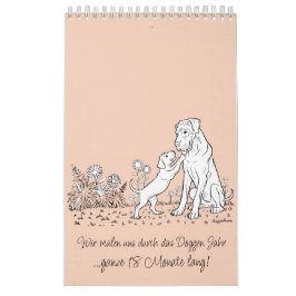 Calendário Dane 18-Meses Colorido Personalizado