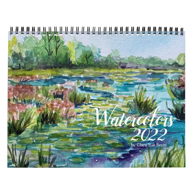 Calendário das Aquarelas por Clara Sue Beym (Capa)