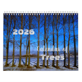 Calendário das Árvores 2025 Fotos Belas