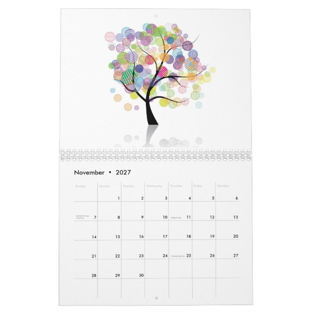 Calendário das árvores da arte (Nov 2027)