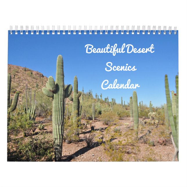 Calendário das Cenas do Deserto Bonito (Capa)