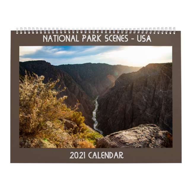 Calendário das Cenas do Parque Nacional 2021 (Capa)