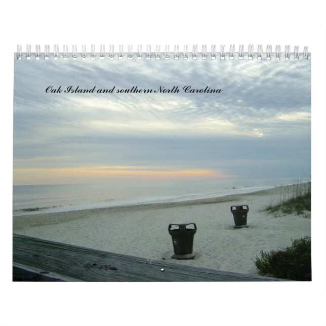 Calendário das Costas Sul da Carolina do Norte (Capa)