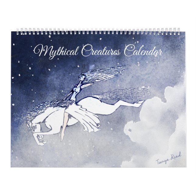 Calendário das criaturas Mythical 2019 (Capa)
