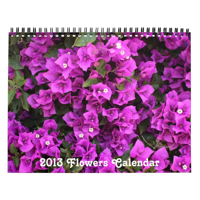 Calendário das Flores 2013 (Capa)