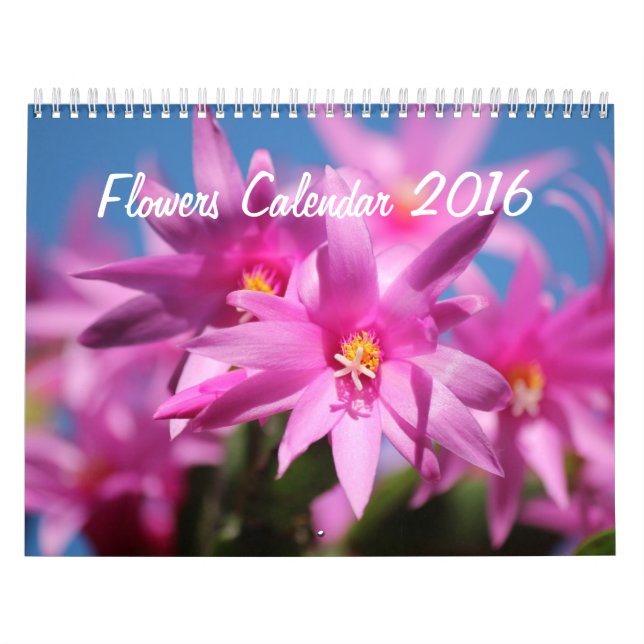 Calendário das Flores 2016 (Capa)
