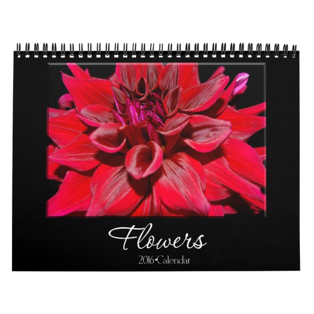 Calendário das flores 2016 pelo Mac de Erin (Capa)