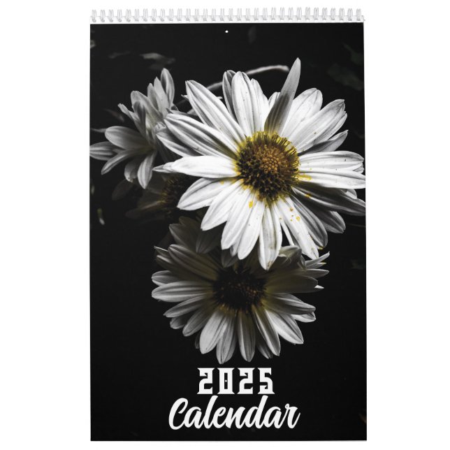 calendário das flores brancas 2025 (Capa)