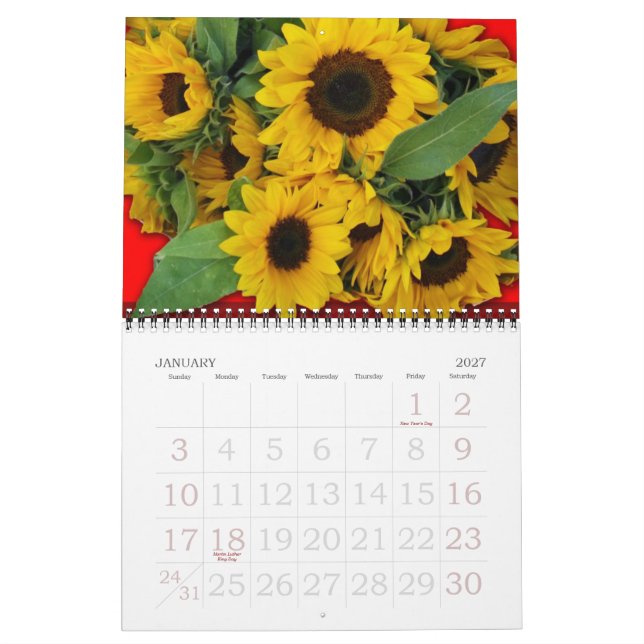Calendário das Flores de 2011, (Jan 2027)