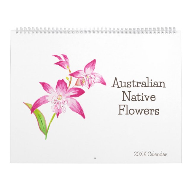 Calendário das Flores Nativas Australianas de Aqua (Capa)