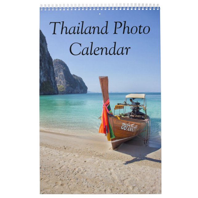 Calendário das fotos da Tailândia (Capa)