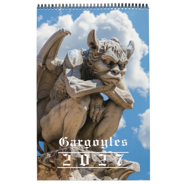 Calendário das Gárgulas 2026 (Capa)