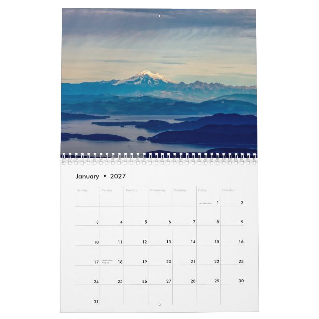 Calendário das ilhas 2015 de San Juan (Jan 2027)