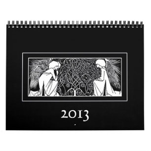 Calendário das ilustrações 2013 de Nouveau da a