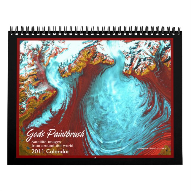 Calendário das imagens 2011 do satélite de terra (Capa)