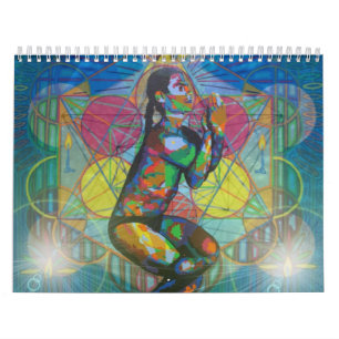 calendário das imagens digitais do karmym