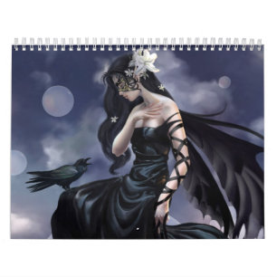 Calendário das meninas da fantasia