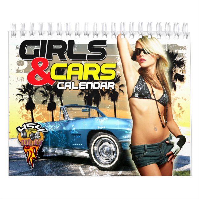 Calendário das meninas e dos carros (Capa)